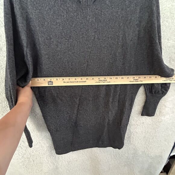 Juicy Couture Dolman Sleeve Sweater Tunic Wool Cashmere Blend Pockets Medium Lg - Picture 12 of 14